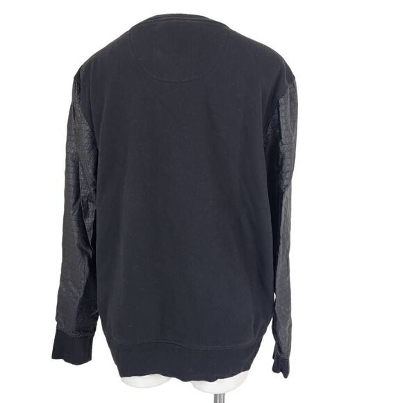 Vintage Royal Army Eagle City print croc long sleeve top Size XL - Picture 4 of 9